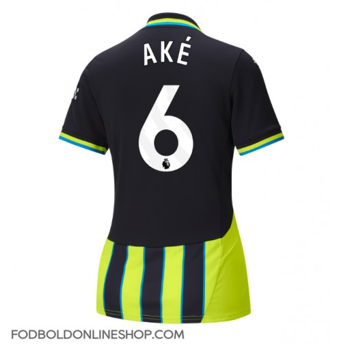 Manchester City Nathan Ake #6 Udebanetrøje Dame 2024-25 Kortærmet